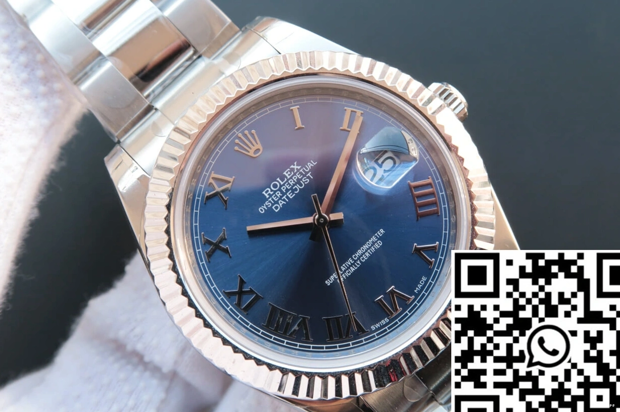 Rolex Dial Datejust EW Blue 116334 Factory 0517